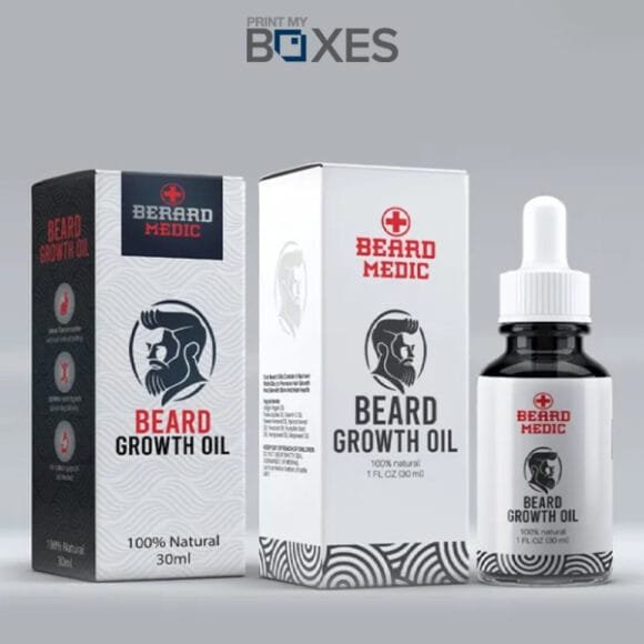 Custom Beard Oil Boxes