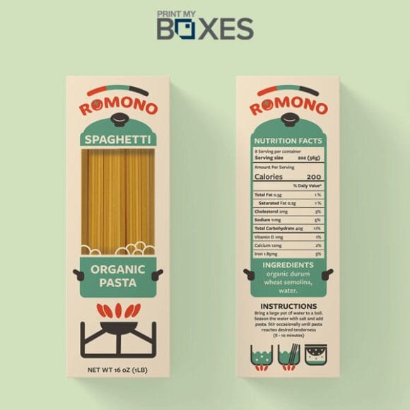 Pasta Boxes Wholesale