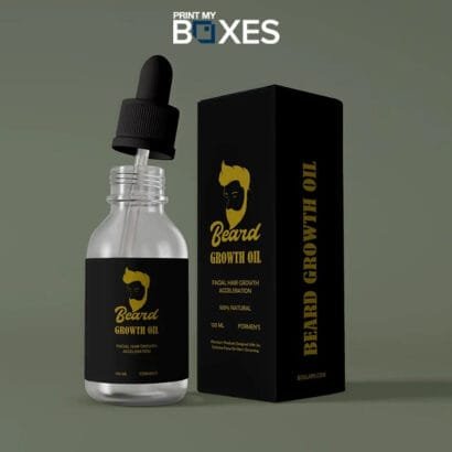Printed Beard Oil Packaging