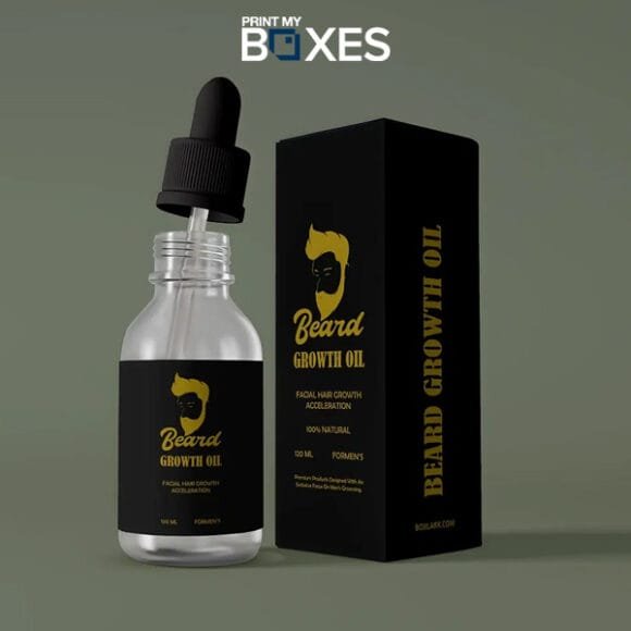 Printed Beard Oil Packaging