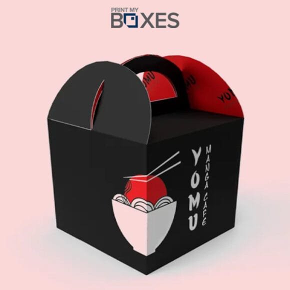 Printed Chinese takeout boxes