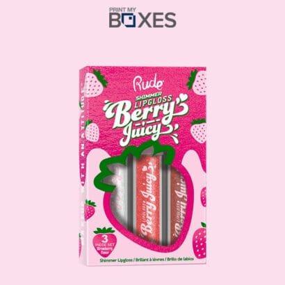Printed Lip Gloss Boxes