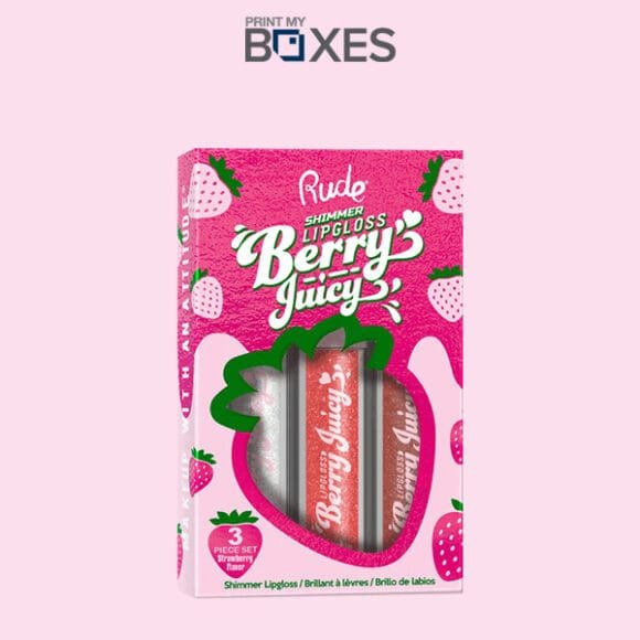Printed Lip Gloss Boxes
