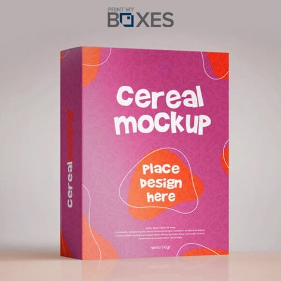 Custom Cereal Cardboard Boxes